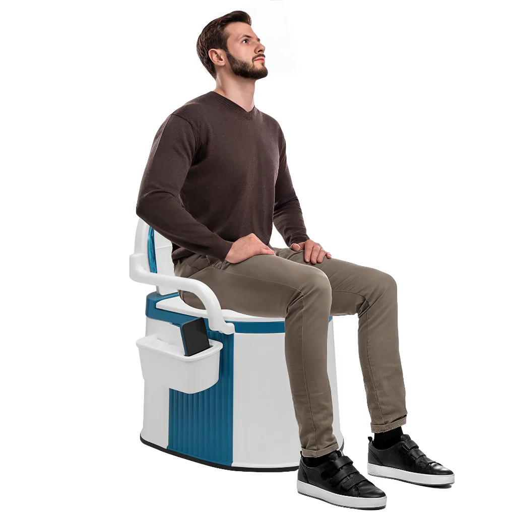 Draagbaar toilet voor volwassenen en ouderen