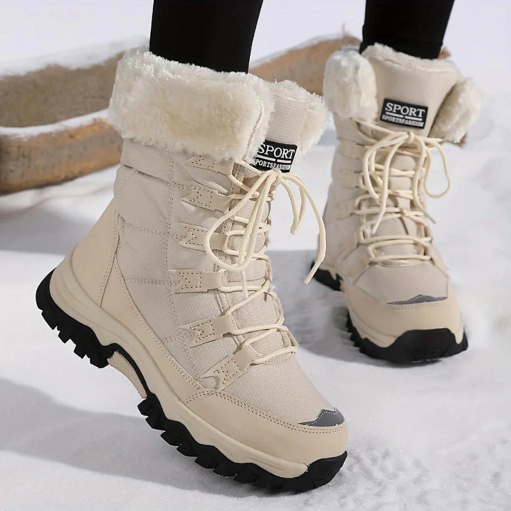 Dames Winterlaarzen – Zachte Voering en Verbeterde Grip - Snowboots