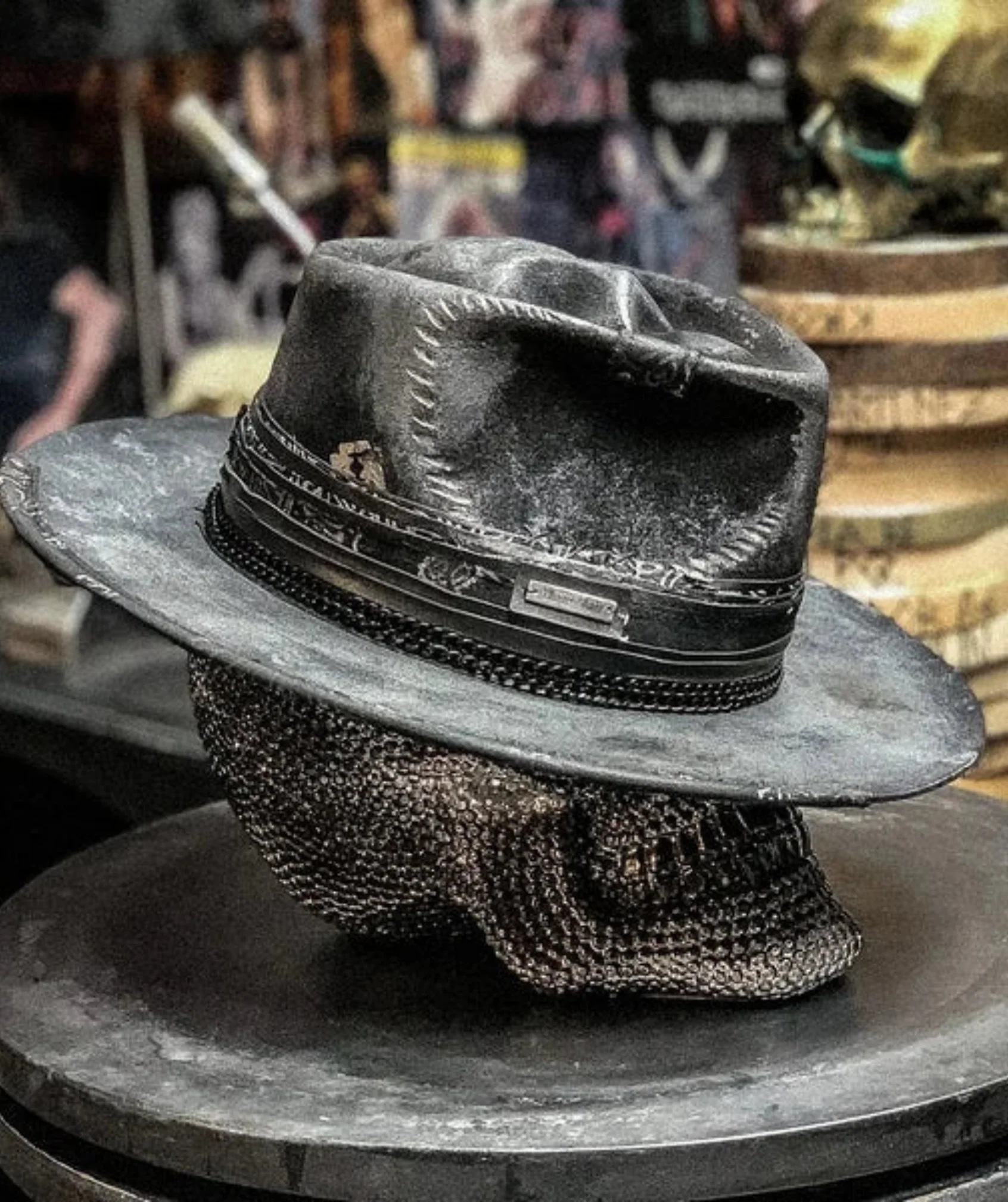 Handgemaakte hoed - cowboyhoed - Afbeelding 2