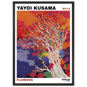 Artfulprints Poster met Lijst Yayoi Kusama – Artistic tree – 50×70 cm Artfulprints Poster met Lijst Yayoi Kusama – Artistic tree – 50×70 cm