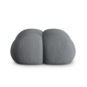 Cosmopolitan Design Poef Loretto structurele stof grijs – 90x90x40cm Cosmopolitan Design Poef Loretto structurele stof grijs – 90x90x40cm