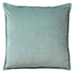 CAITH – Kussenhoes 50×50 cm – 100% katoen velvet – Jadeite – lichtgroe CAITH – Kussenhoes 50×50 cm – 100% katoen velvet – Jadeite – lichtgroe