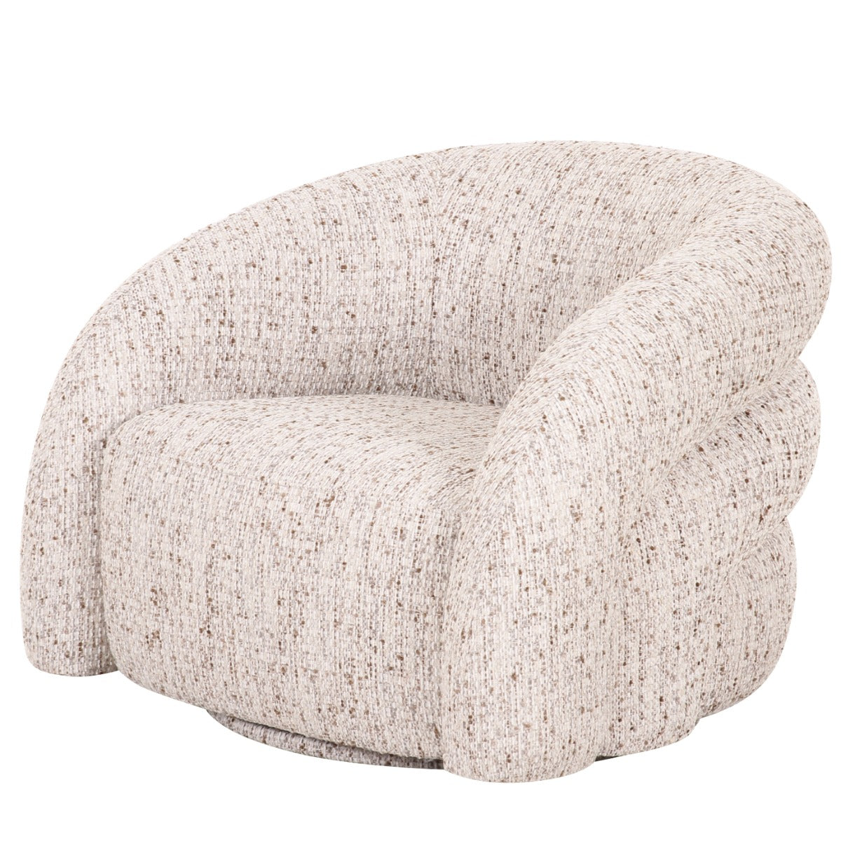 DÉJA Living Draaifauteuil Bodø - Beige Stof - 94x83x70cm
