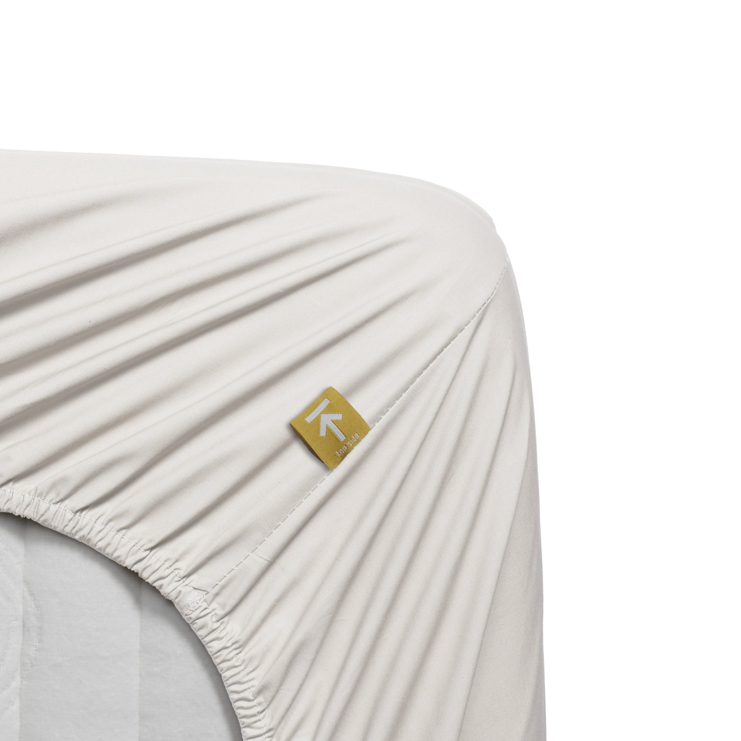 Beddinghouse hoeslaken BH Percale Cotton HL - 90x220 cm - gebroken wit