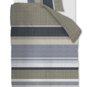 Beddinghouse dekbedovertrek Jorren – 140×200/220 cm – blauw grijs Beddinghouse dekbedovertrek Jorren – 140×200/220 cm – blauw grijs
