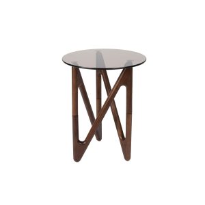 Dutchbone Naia Bijzettafel Rond 40 cm Hout Bruin Dutchbone Naia Bijzettafel Rond 40 cm Hout Bruin