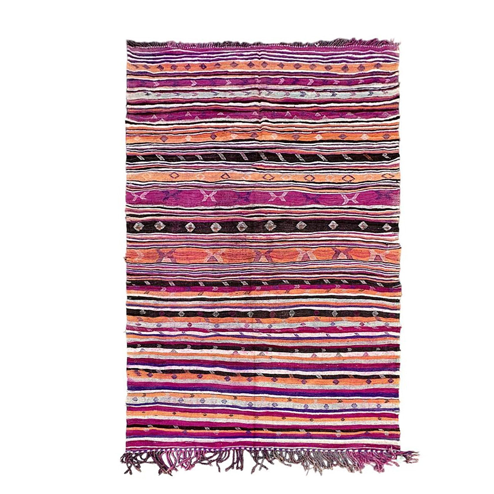AFK Living vloerkleed Berber - handgemaakt - Wol - 192 x 342 cm