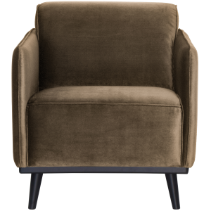 WOOOD fauteuil Statement – Polyester – Taupe – 77x72x93 WOOOD fauteuil Statement – Polyester – Taupe – 77x72x93