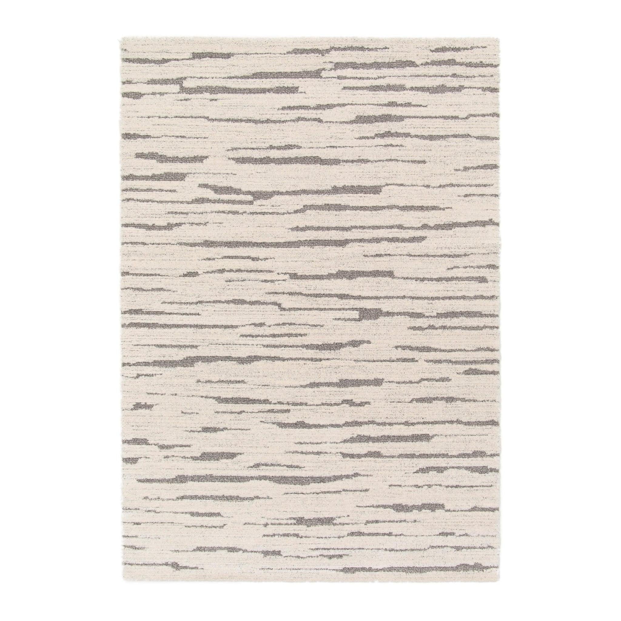 AFK Living vloerkleed Inuk - reliëfeffect - grijs - 200 x 290 cm
