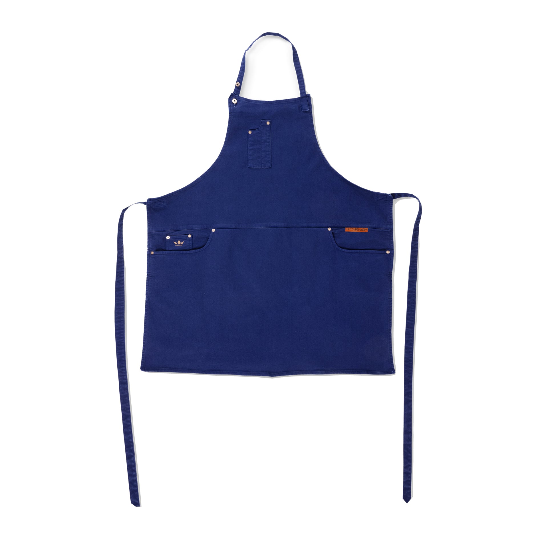Dutchdeluxes Keuken -en Barbecueschort met 5 zakken - Indio jeans - Bl
