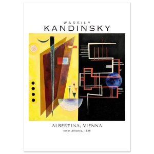 Artfulprints Wassily Kandinsky – Inner alliance poster 50×70 cm Artfulprints Wassily Kandinsky – Inner alliance poster 50×70 cm