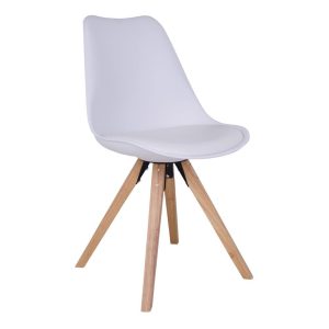 BRAM Eetkamerstoel Skila – Set Van 2 – Wit