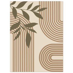 Artfulprints Poster Boho – Structured calm – 30×40 cm – Bruin Artfulprints Poster Boho – Structured calm – 30×40 cm – Bruin