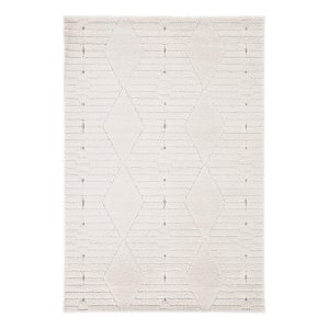 AFK Living vloerkleed Sael – reliëfeffect – beige – 160 x 230 cm