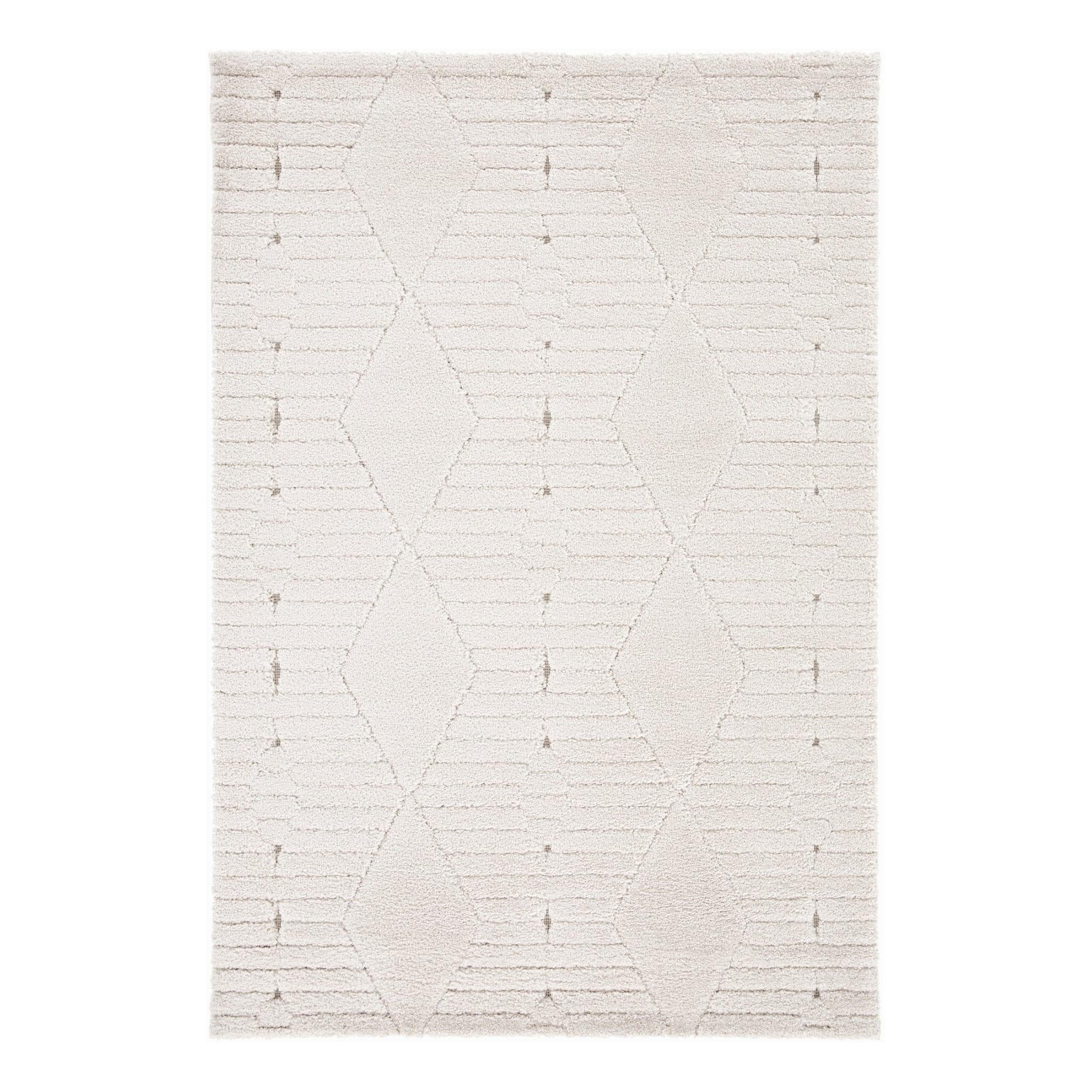 AFK Living vloerkleed Sael - reliëfeffect - beige - 160 x 230 cm
