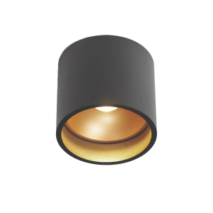 Artdelight plafondlamp Orleans – 1 lichts – 11 x 10 cm – zwart goud Artdelight plafondlamp Orleans – 1 lichts – 11 x 10 cm – zwart goud