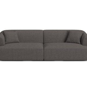 Cosmopolitan Design Modulaire bank Campi 4-zits, structurele stof grij