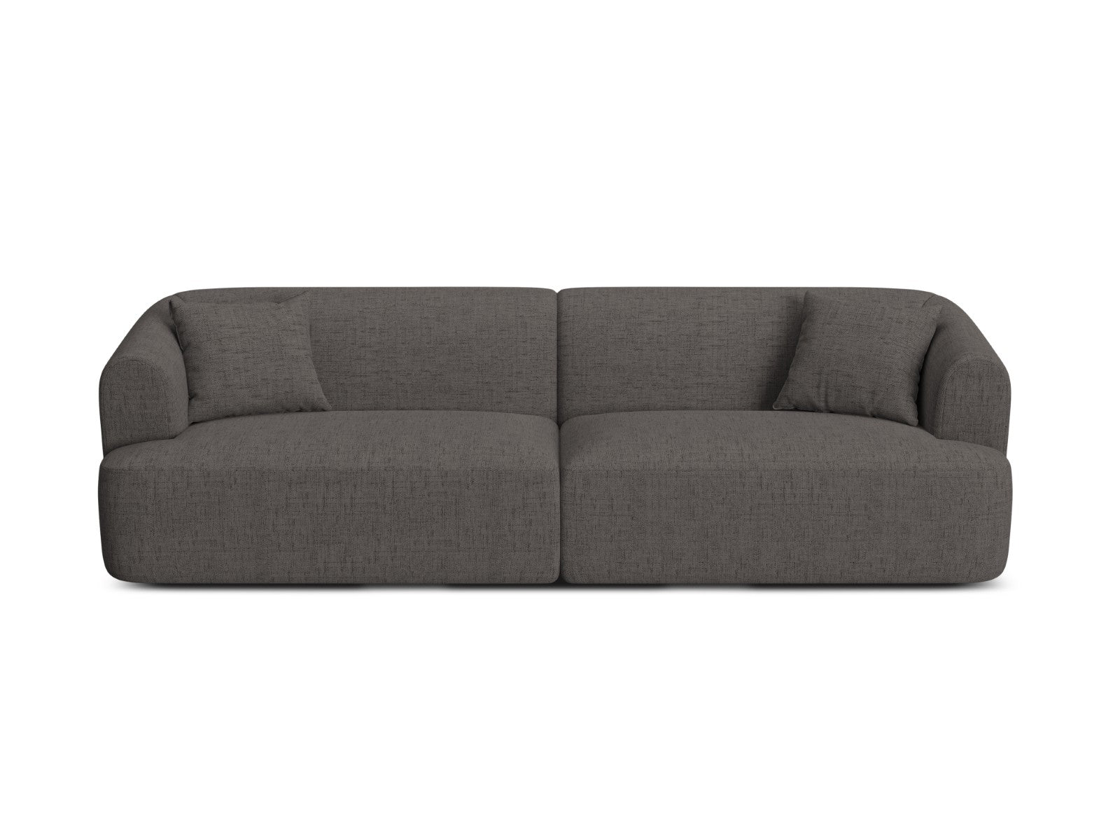 Cosmopolitan Design Modulaire bank Campi 4-zits, structurele stof grij
