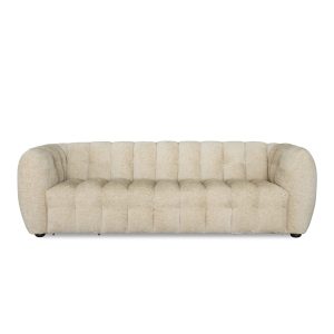 DÉJA Living 3-zits Bank Cillán – Beige Stof – 250x104x77cm DÉJA Living 3-zits Bank Cillán – Beige Stof – 250x104x77cm