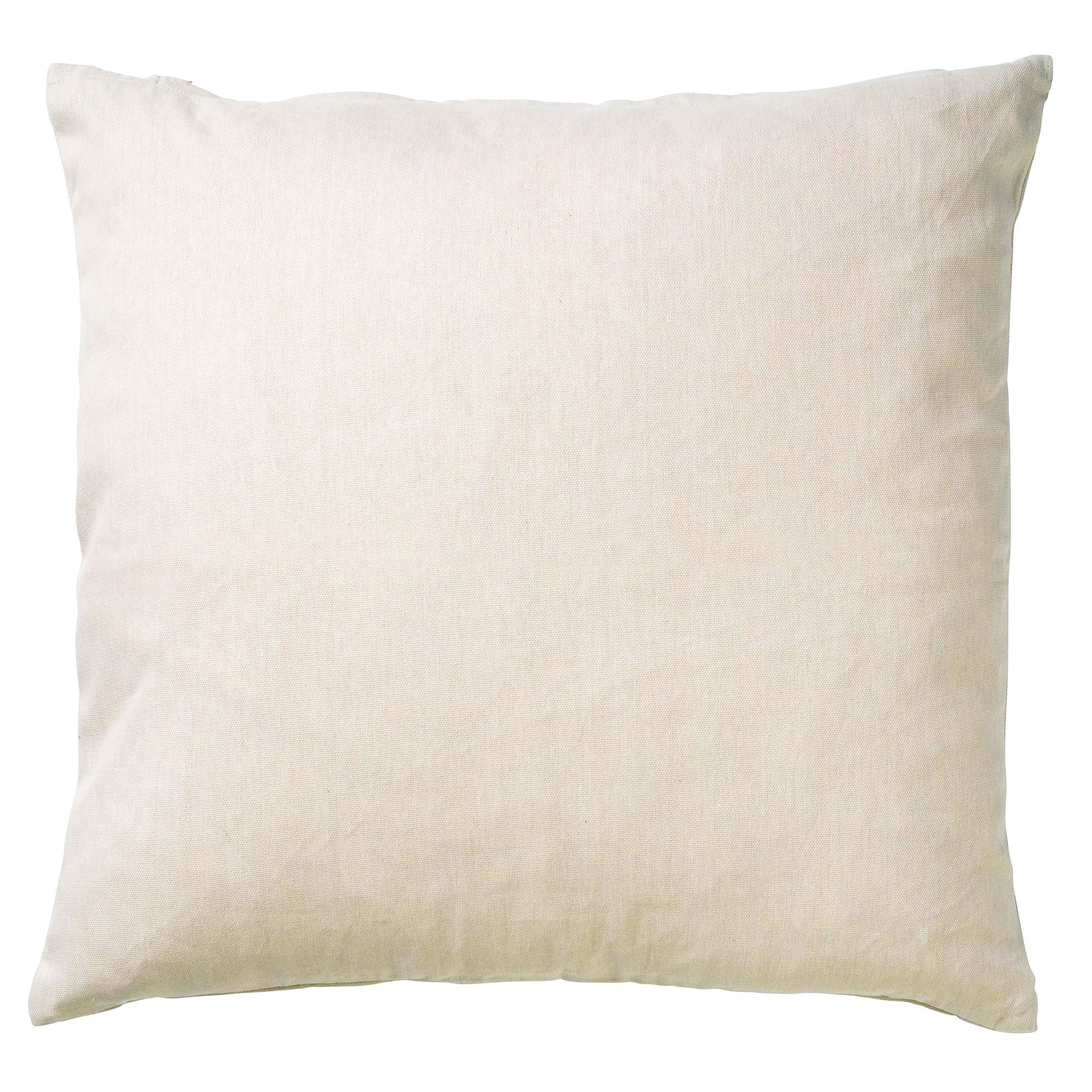 JAMES - Sierkussen 45x45 cm - duurzaam katoen - effen kleur - Pumice S