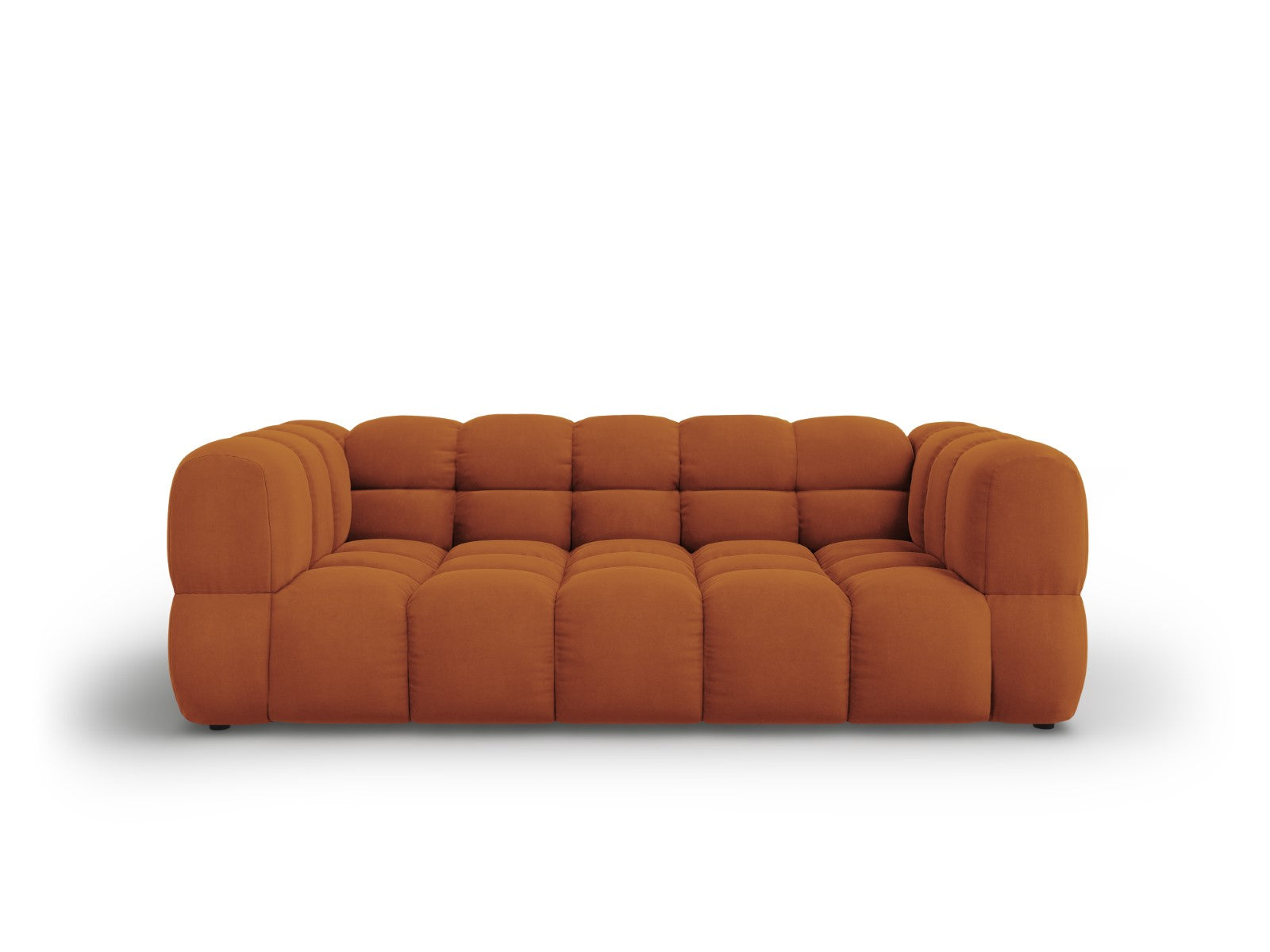 Cosmopolitan Design Bank Sky 3-zits, flueel, terracotta - 102x214x70cm