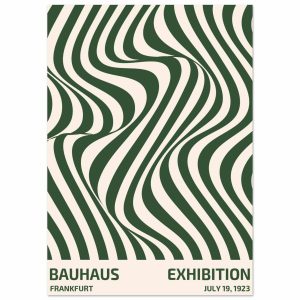 Artfulprints Poster Bauhaus – Exhibition Frankfurt green – A4 21×29.7 Artfulprints Poster Bauhaus – Exhibition Frankfurt green – A4 21×29.7