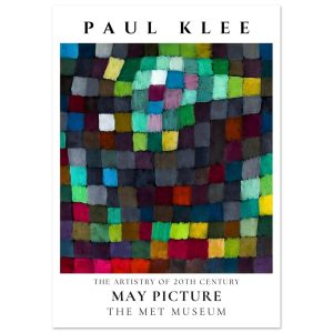 Artfulprints Poster Paul Klee – May picture – A4 21×29.7 cm – Meerkleu Artfulprints Poster Paul Klee – May picture – A4 21×29.7 cm – Meerkleu