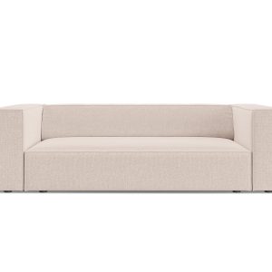 Cosmopolitan Design Bank Arendal 2-zits, chenille beige – 102x180x70cm Cosmopolitan Design Bank Arendal 2-zits, chenille beige – 102x180x70cm