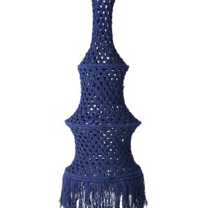 Calma House Plafondlampenkap Pleko – Donkerblauw – 30×80 Calma House Plafondlampenkap Pleko – Donkerblauw – 30×80
