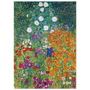 Artfulprints Poster Gustav Klimt – Blumengarten – 50×70 cm – Meerkleur Artfulprints Poster Gustav Klimt – Blumengarten – 50×70 cm – Meerkleur