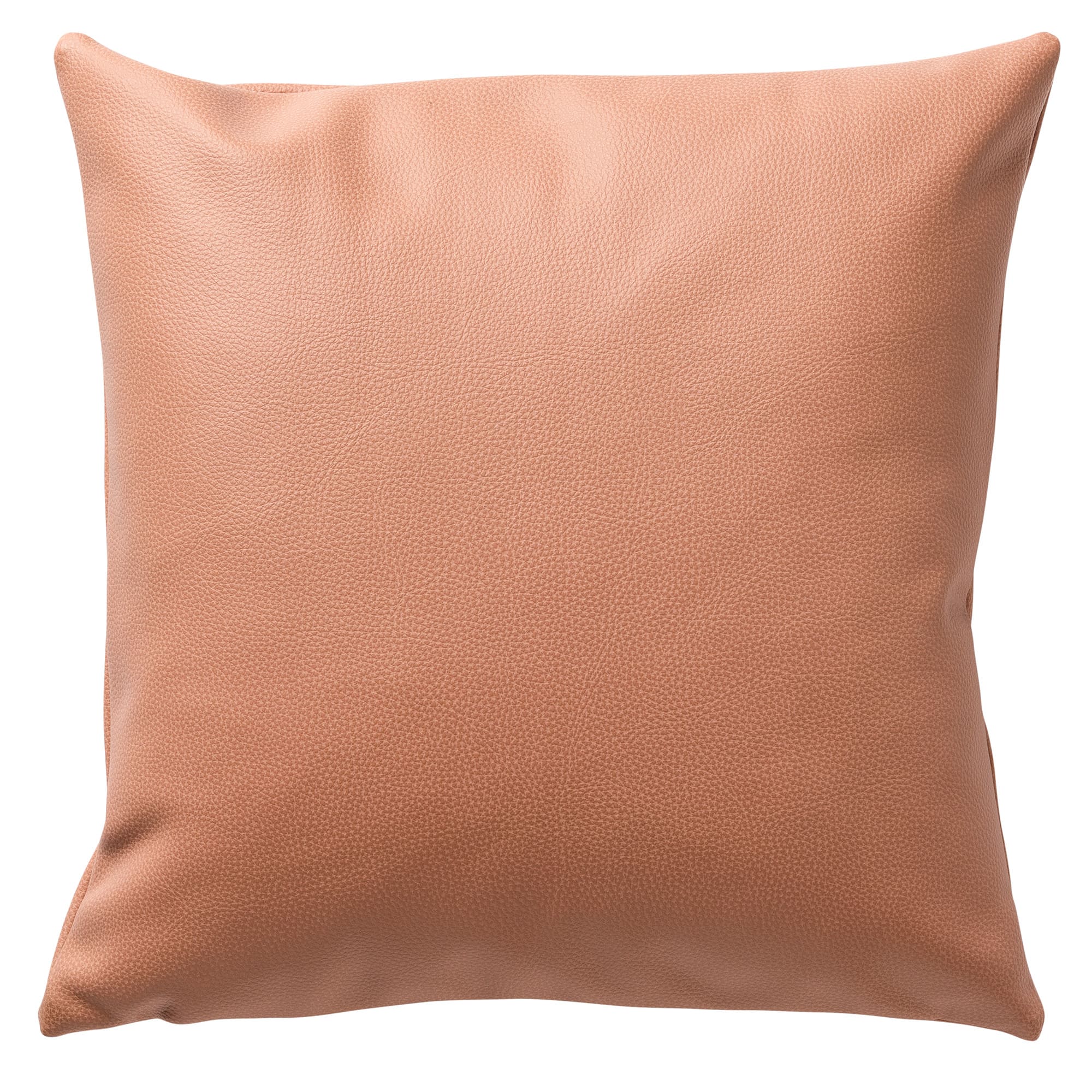 JARED - kussenhoes 45x45 cm - stoere leerlook - effen kleur - Cork - r