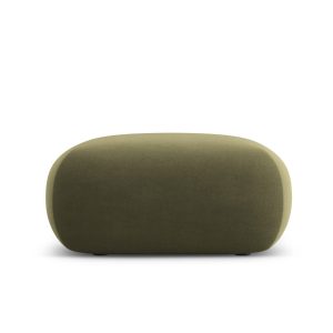 Cosmopolitan Design Poef Nolio flueel lichtgroen – 75x75x36cm Cosmopolitan Design Poef Nolio flueel lichtgroen – 75x75x36cm