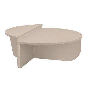 Calicosy – ORION Set van 2 salontafels – Licht hout – 90x90x35 cm Calicosy – ORION Set van 2 salontafels – Licht hout – 90x90x35 cm