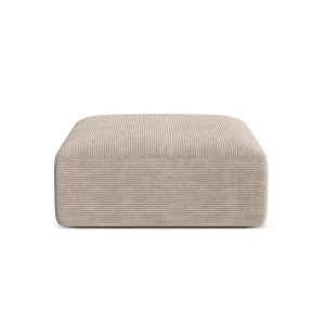 Cosmopolitan Design Poef Campi ribfluwelen cappuccino – 90x90x40cm Cosmopolitan Design Poef Campi ribfluwelen cappuccino – 90x90x40cm