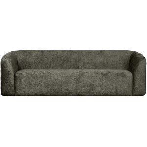 WOOOD 3-zits bank Sloping – Structure Velvet – Frost – 77x240x87 WOOOD 3-zits bank Sloping – Structure Velvet – Frost – 77x240x87