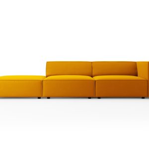Cosmopolitan Design linker bank Arendal 4-zits, flueel, geel – 102×262 Cosmopolitan Design linker bank Arendal 4-zits, flueel, geel – 102×262