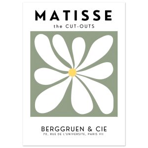 Artfulprints Poster Matisse – Floral motion – 50×70 cm – Grijs Artfulprints Poster Matisse – Floral motion – 50×70 cm – Grijs