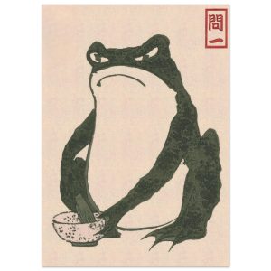 Artfulprints Poster Matsumoto Hoji – Frog I – 50×70 cm – Groen Artfulprints Poster Matsumoto Hoji – Frog I – 50×70 cm – Groen