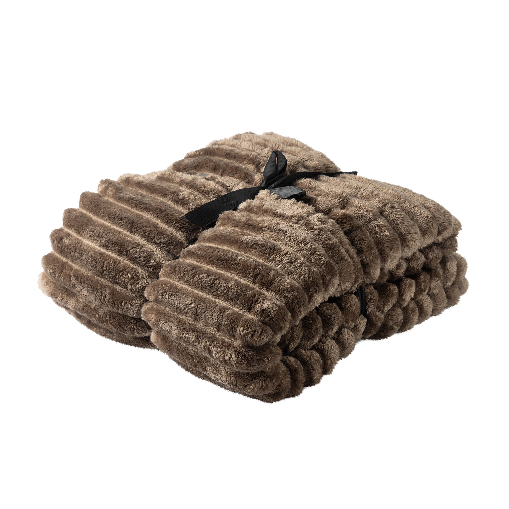 RICKY - plaid 150x200 cm - superzacht - warm en donzig - Driftwood - t