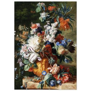 Artfulprints Poster Jan van Huysum – Bouquet of flowers in an urn – A4 Artfulprints Poster Jan van Huysum – Bouquet of flowers in an urn – A4