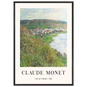 Artfulprints Poster met Lijst Claude Monet – View of Vétheuil – 70×100 Artfulprints Poster met Lijst Claude Monet – View of Vétheuil – 70×100
