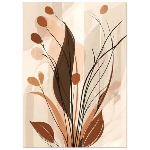 Artfulprints Poster Boho – Autumn growth – 50×70 cm – Bruin Artfulprints Poster Boho – Autumn growth – 50×70 cm – Bruin