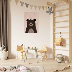Artfulprints Poster Donkere beer – 70×100 cm – Bruin Artfulprints Poster Donkere beer – 70×100 cm – Bruin