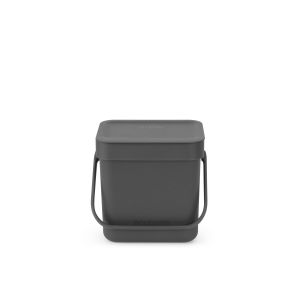 Brabantia Afvalemmer Sort & Go – 3L – grey Brabantia Afvalemmer Sort & Go – 3L – grey