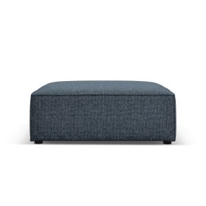 Cosmopolitan Design Poef Arendal chenille, koningsblauw – 80x102x40cm