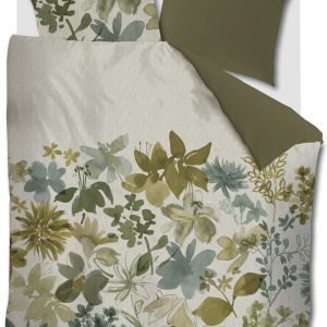 Beddinghouse Dekbedovertrek Lilian – 200 x 200/220 cm – Groen