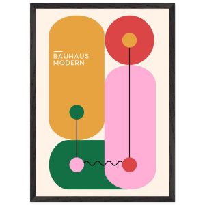 Artfulprints Poster met Lijst Bauhaus – Modern art – 50×70 cm – Meerkl Artfulprints Poster met Lijst Bauhaus – Modern art – 50×70 cm – Meerkl