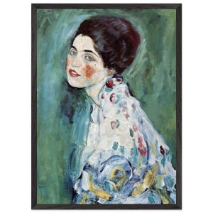 Artfulprints Poster met Lijst Gustav Klimt – Portrait of a lady – 50×7 Artfulprints Poster met Lijst Gustav Klimt – Portrait of a lady – 50×7