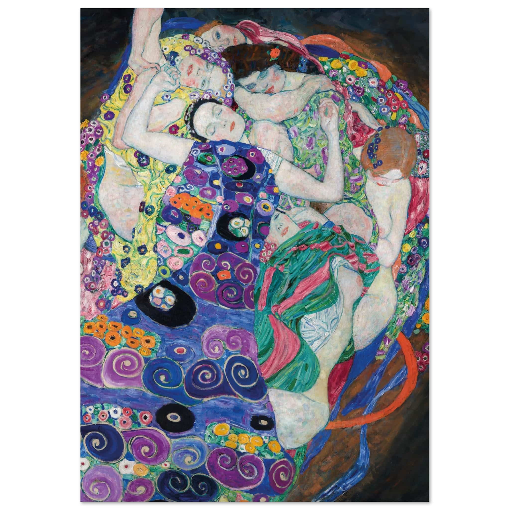Artfulprints Poster Gustav Klimt - The maiden - A4 21x29.7 cm - Meerkl