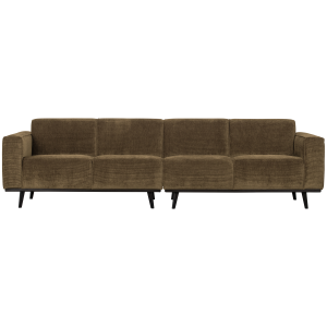 WOOOD 4-zits bank Statement – Brede Platte Rib – Rock – 77x280x93 WOOOD 4-zits bank Statement – Brede Platte Rib – Rock – 77x280x93